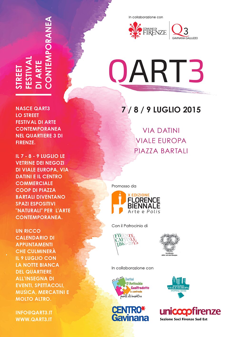 QART3: Street Festival di Arte Contemporanea a Firenze