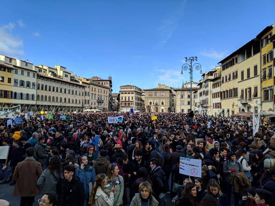 sciopero globale per il clima a Firenze