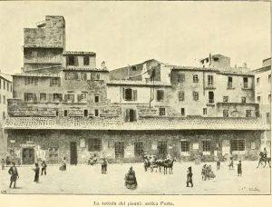 La Tettoia de' Pisani in Piazza della Signoria