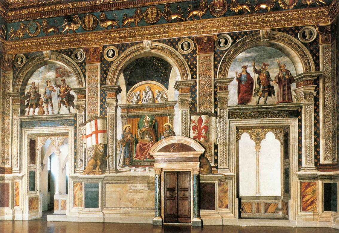 "L'Apoteosi di San Zanobi", la serie di Affreschi di Domenico Ghirlandaio conservata a Palazzo Vecchio