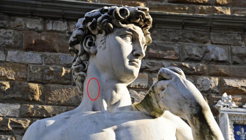 Il David di Michelangelo a Firenze