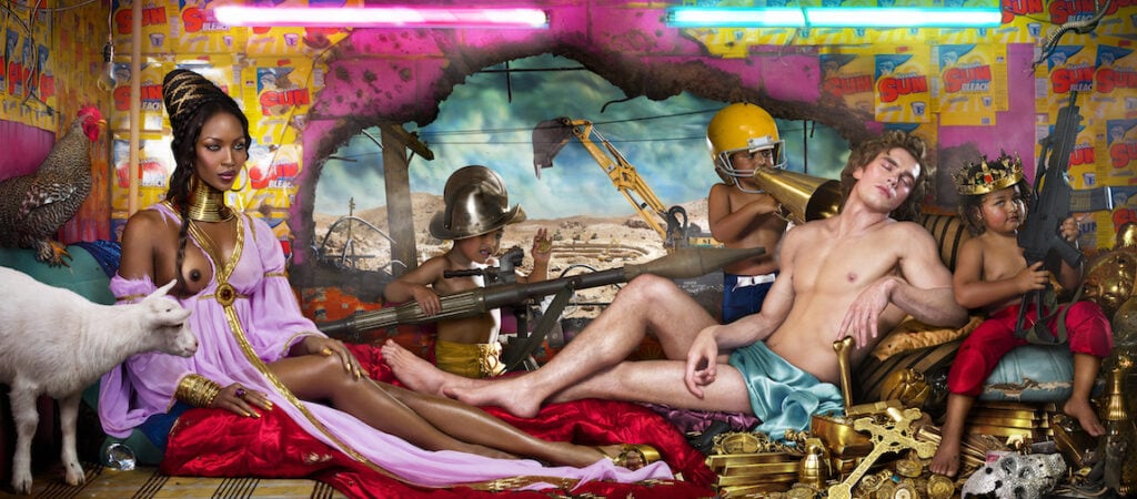 David LaChapelle photograph Rape of Africa, Los Angeles 2009