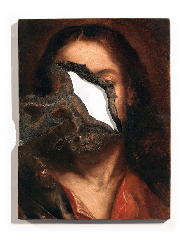 NICOLA SAMORI’ Well of the Prophet, oil on onyx, 40 x 30 cm - 15.7 x 11.2 in. 2024