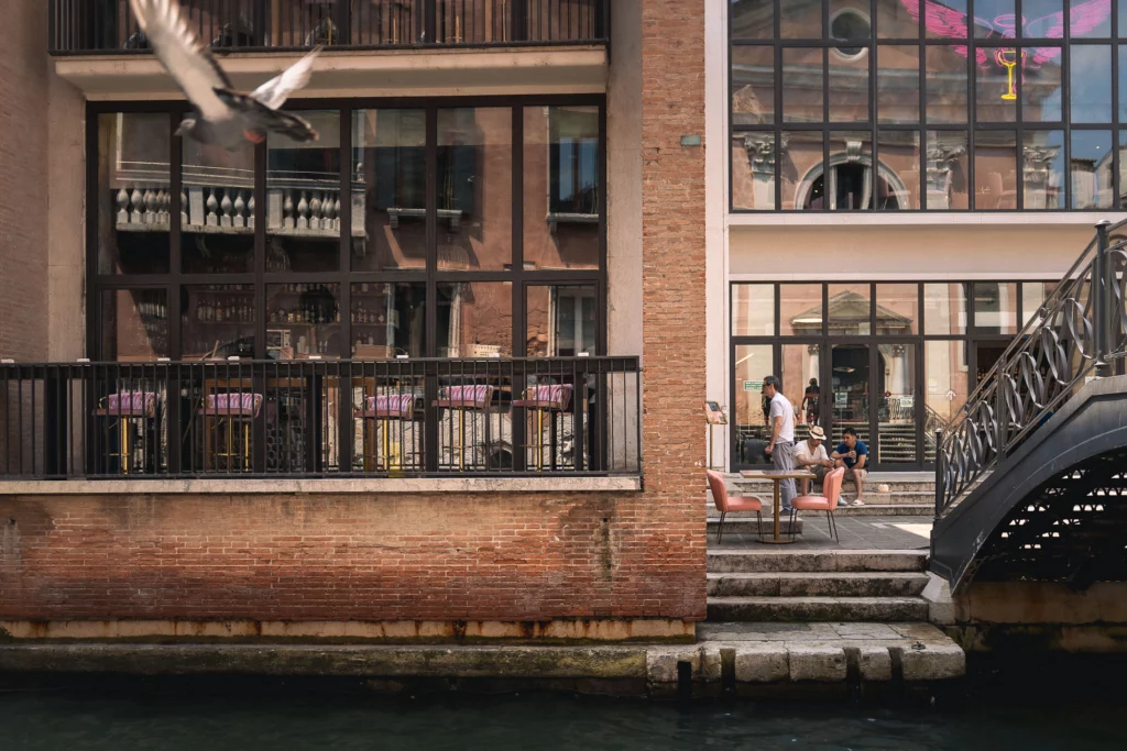 Rivoire Venezia – terrazza panoramica con vista canale