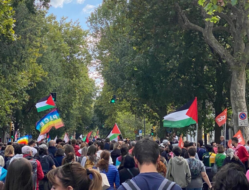 Manifestazione Firenze per Flotilla