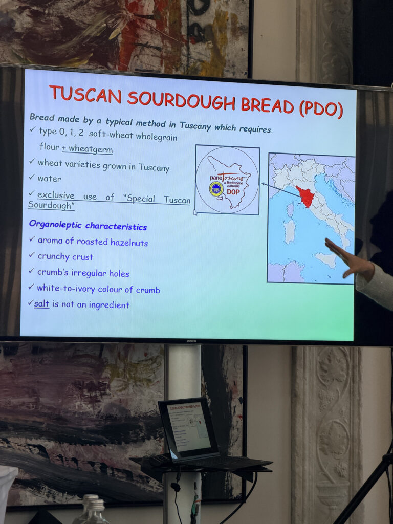 Intervento sul pane toscano all’Ambasciata italiana di Berlino durante The Italian Show