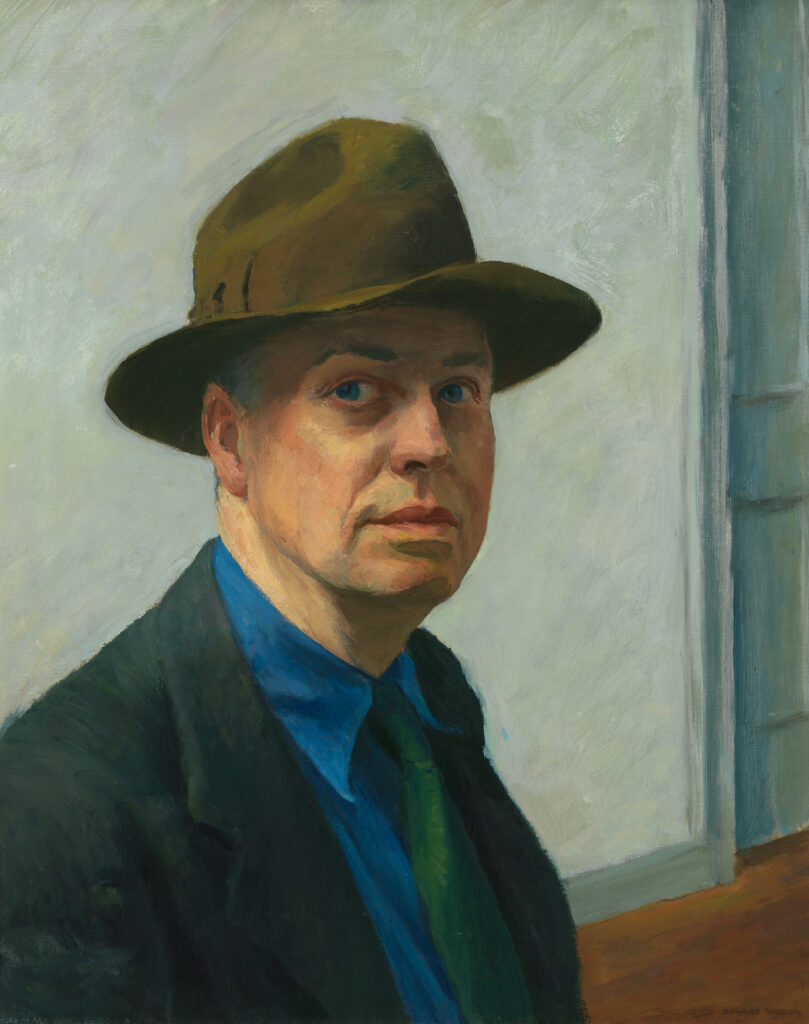 Edward Hopper, Self-Portrait, 1925–30, Whitney Museum of American Art