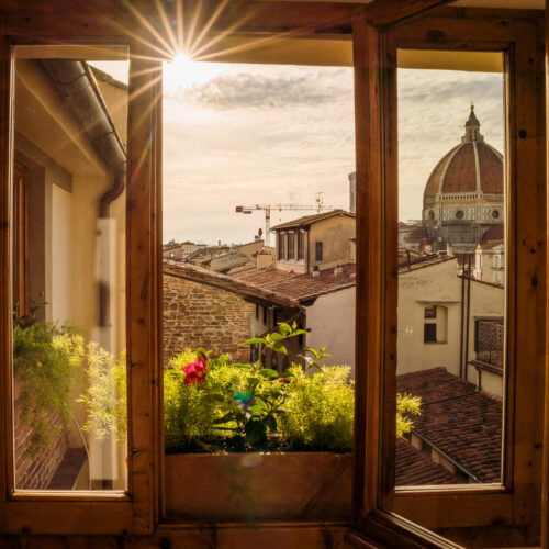 Vista panoramica di Firenze durante un itinerario di due giorni in città